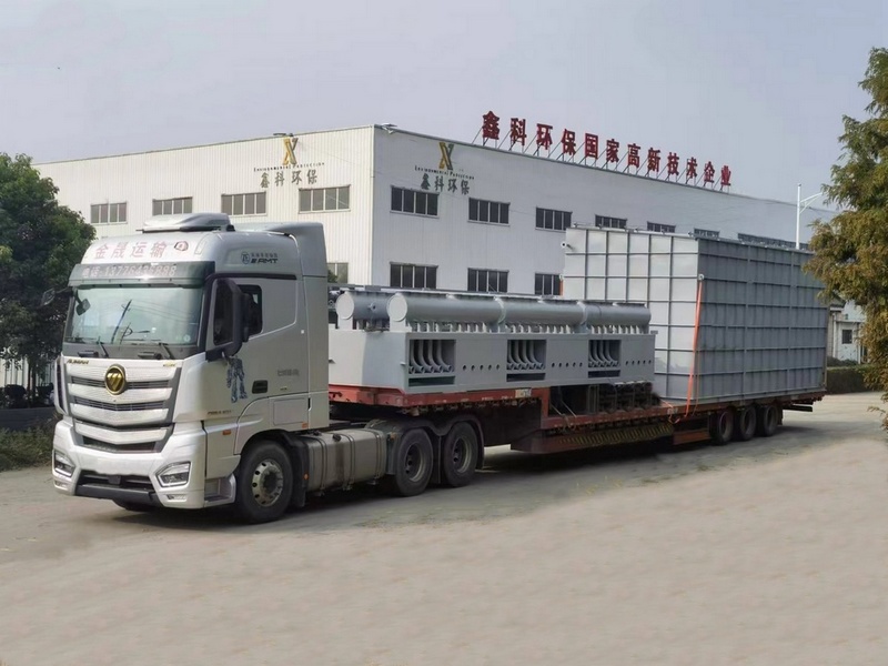 喜訊：12萬(wàn)風(fēng)量布袋除塵廢氣處置設(shè)備裝車(chē)發(fā)貨！